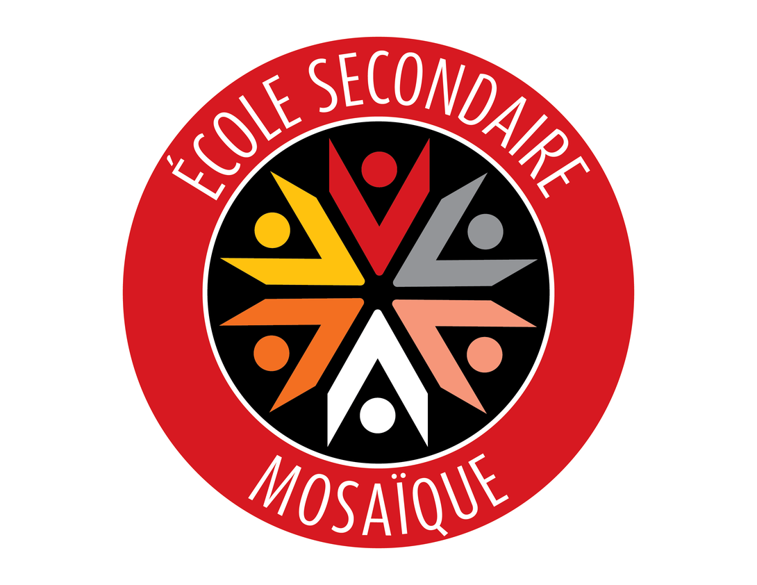 logos Ecole Mosaique rouge transp
